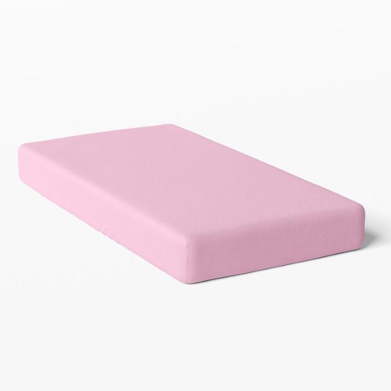 Eevi, prześcieradło bawełniane, różowe, 140-70 cm