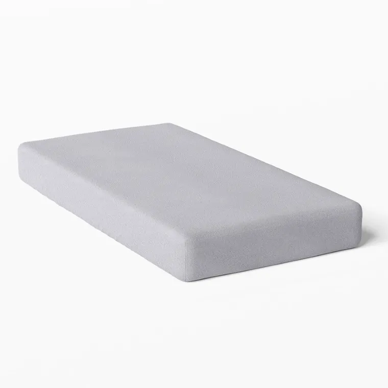 Eevi, prześcieradło, frotte, jasnoszare, 140-70 cm