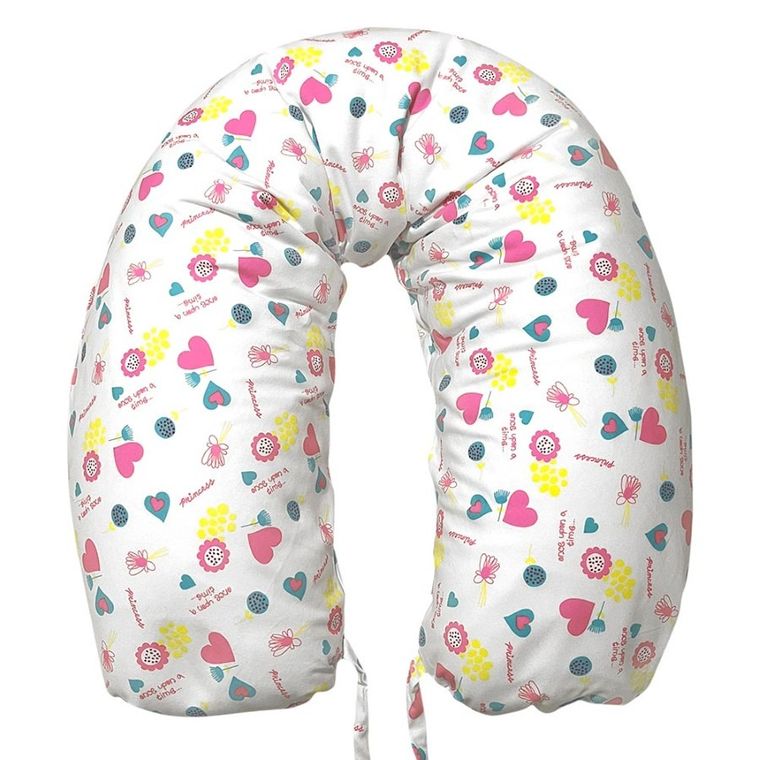 Eevi, Serca, poszewka na poduszkę do spania dla kobiet w ciąży, 190-35 cm