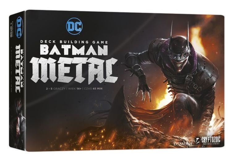 Egmont, DC Batman Metal Deck Building Game, gra karciana