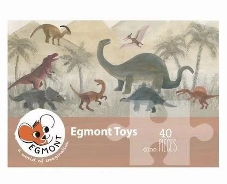 Egmont Toys, Dinozaury, puzzle, 40 elementów