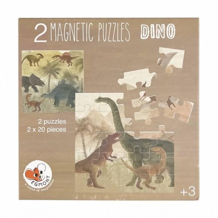 Egmont Toys, Dinozaury, puzzle magnetyczne