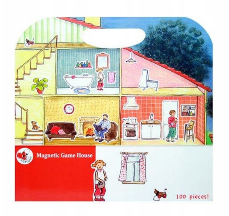 Egmont Toys, Dom, układanka, gra magnetyczna