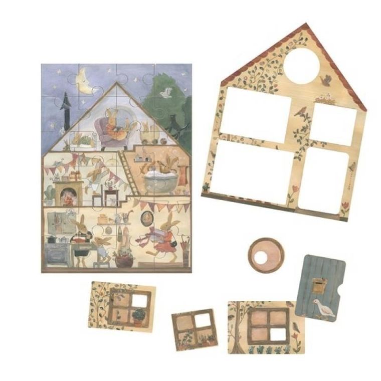 Egmont Toys, Domek Króliczka, puzzle układanka, 24 elementy