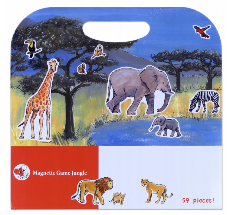 Egmont Toys, Dżungla, układanka, gra magnetyczna