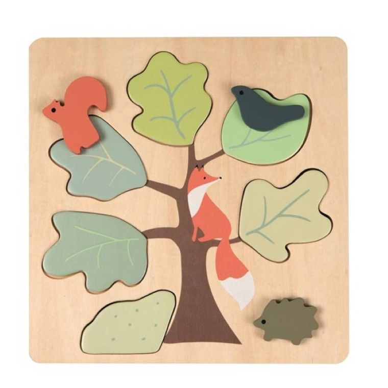Egmont Toys, Lisek, drewniane puzzle