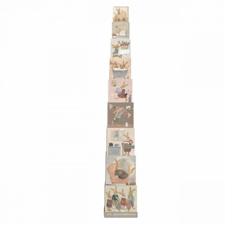 Egmont Toys, Rodzina Króliczków, piramida tekturowa