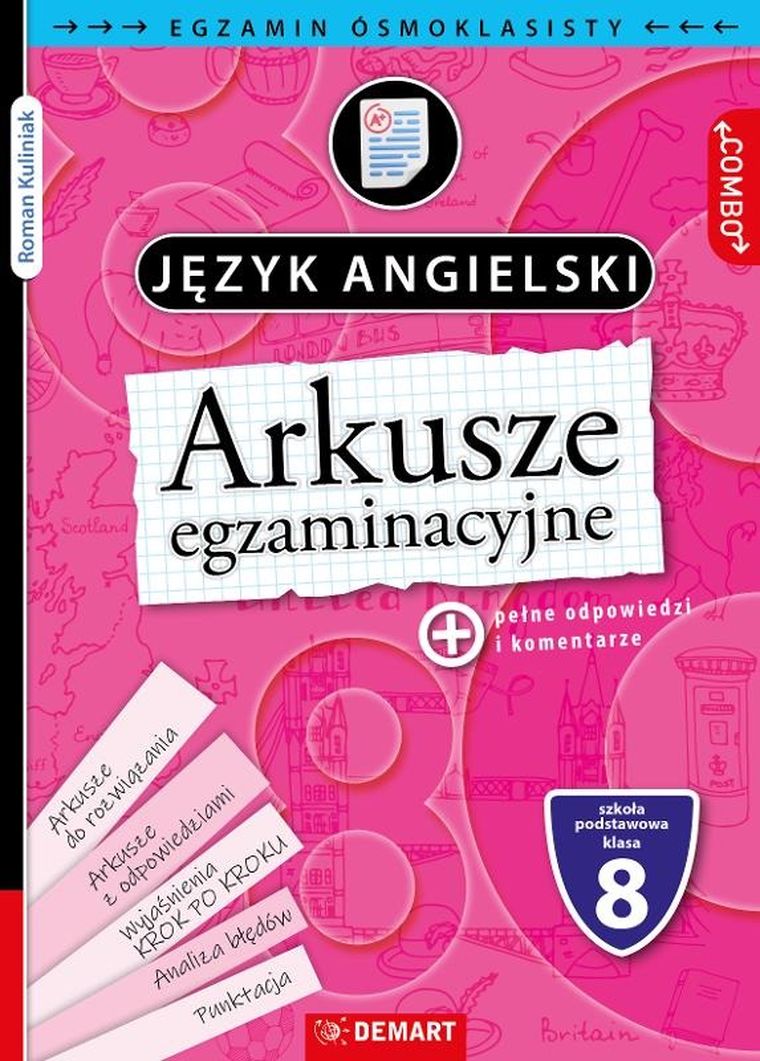 Egzamin ósmoklasisty. Język angielski. Arkusze egzaminacyjne