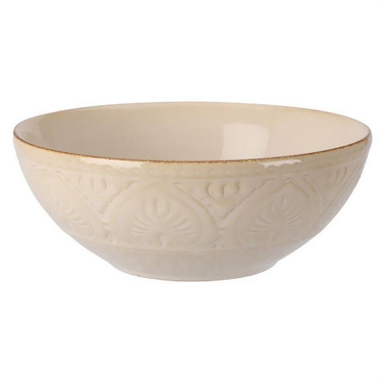 eh Excellent Houseware, ceramiczna miseczka ze żłobionym wzorem, 650 ml