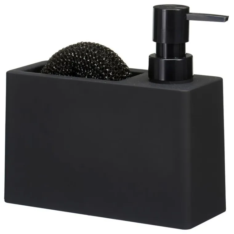 EH Excellent Houseware, dozownik z miejscem na gąbkę, Grain Z Dolomitu, 320 ml