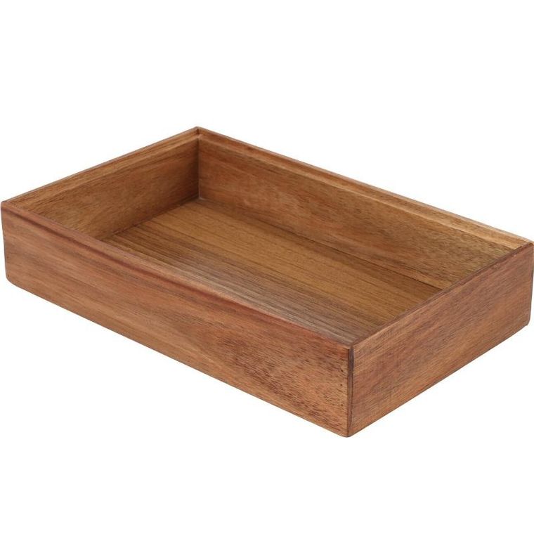 EH Excellent Houseware, Hedo, drewniany organizer na biurko do szuflady, 23,5-15-5 cm