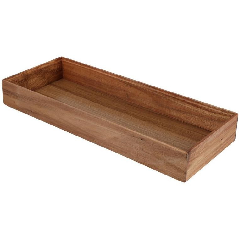 eh Excellent Houseware, Hedo, drewniany organizer na biurko do szuflady, 37,5-15-5 cm