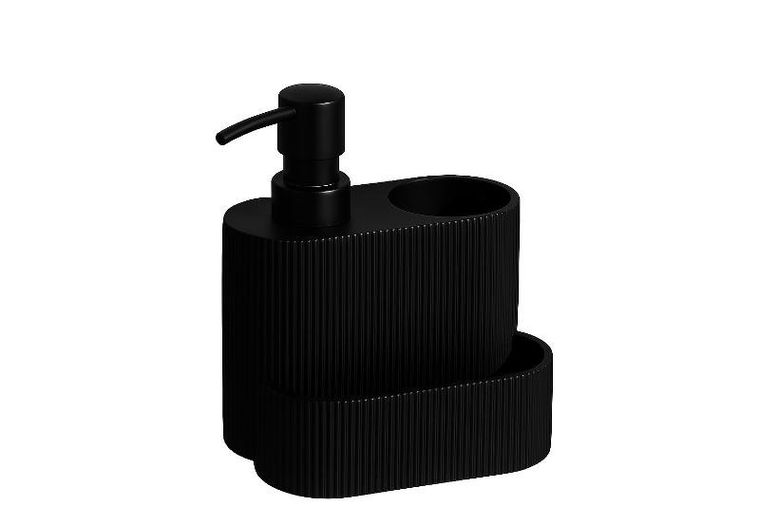 eh Excellent Houseware, Kimu, dozownik do płynu do naczyń, z miejscem na gąbkę i szczotkę