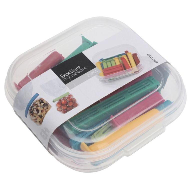 EH Excellent Houseware, klipsy do torebek, 24 szt.