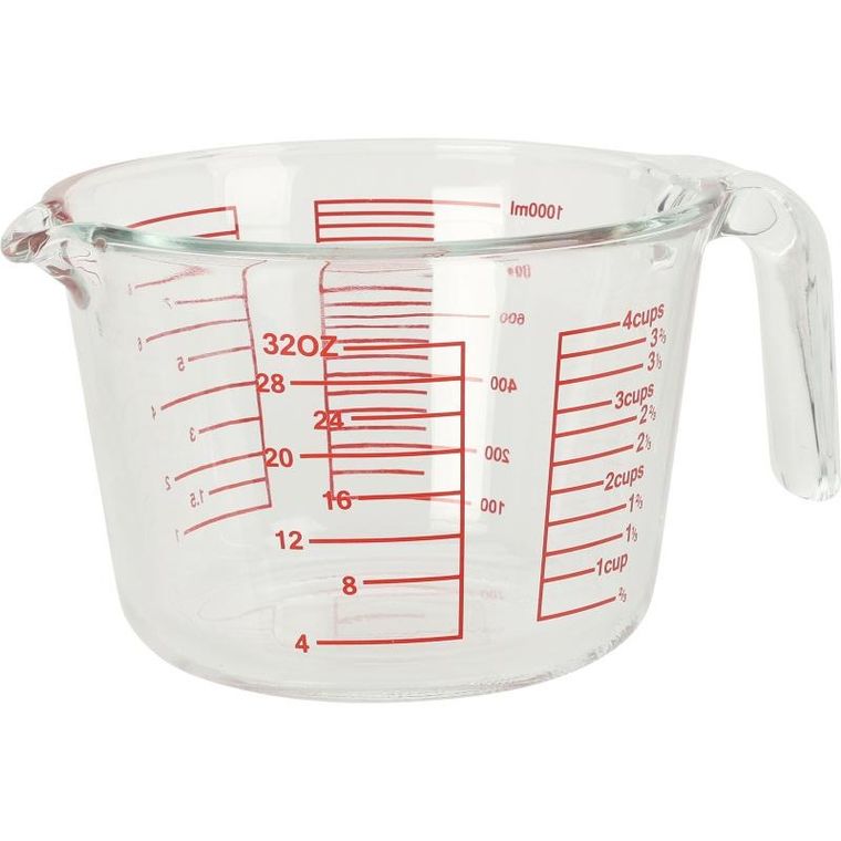 EH Excellent Houseware, Lunu, miarka kuchenna szklana, 1l