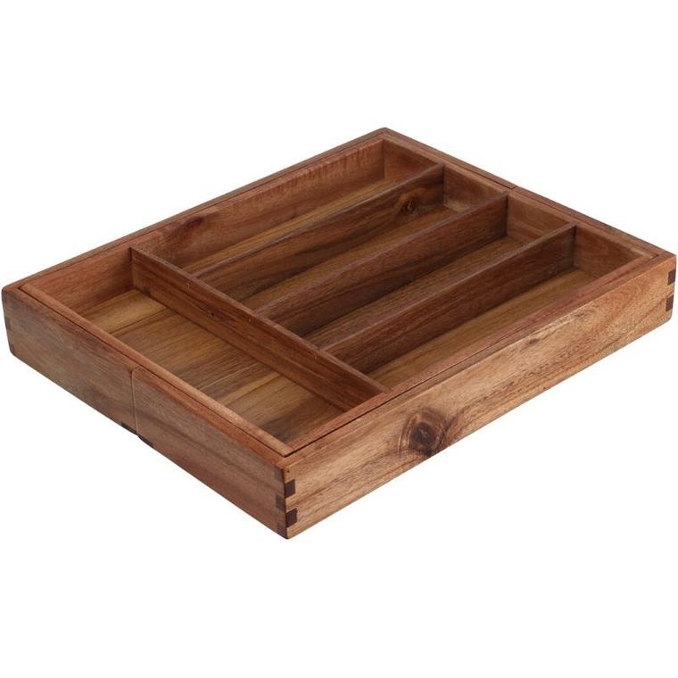 eh Excellent Houseware, wkład do szuflady na sztućce lunu, 28-45-35-5 cm