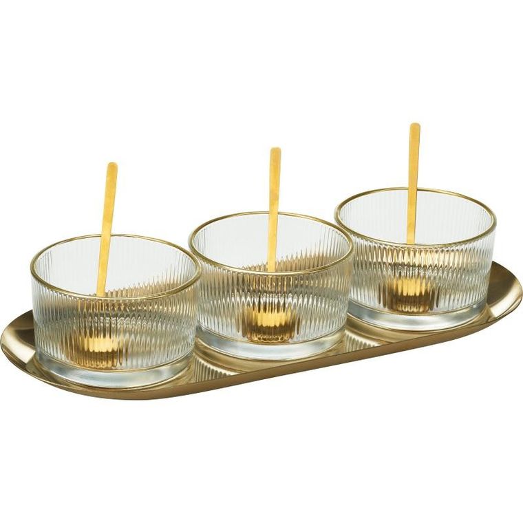 Eh Excellent Houseware, zestaw dipówek do serwowania, 9 cm