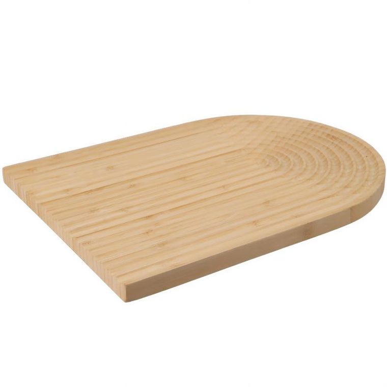 eh Excellent Houseware, żłobiona taca do serwowania, bambus