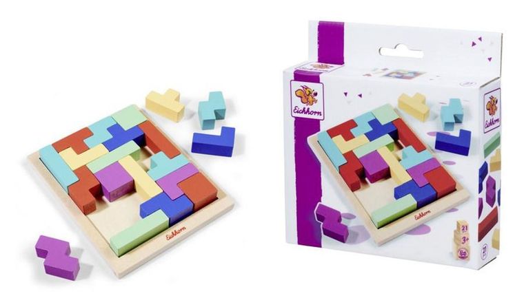 Eichhorn, Kształty, drewniana układanka