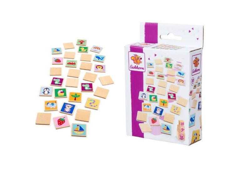 Eichhorn, memory drewniane, 30 elementów