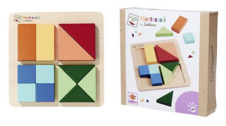 Eichhorn, Montessori, układanka, 13 elementów