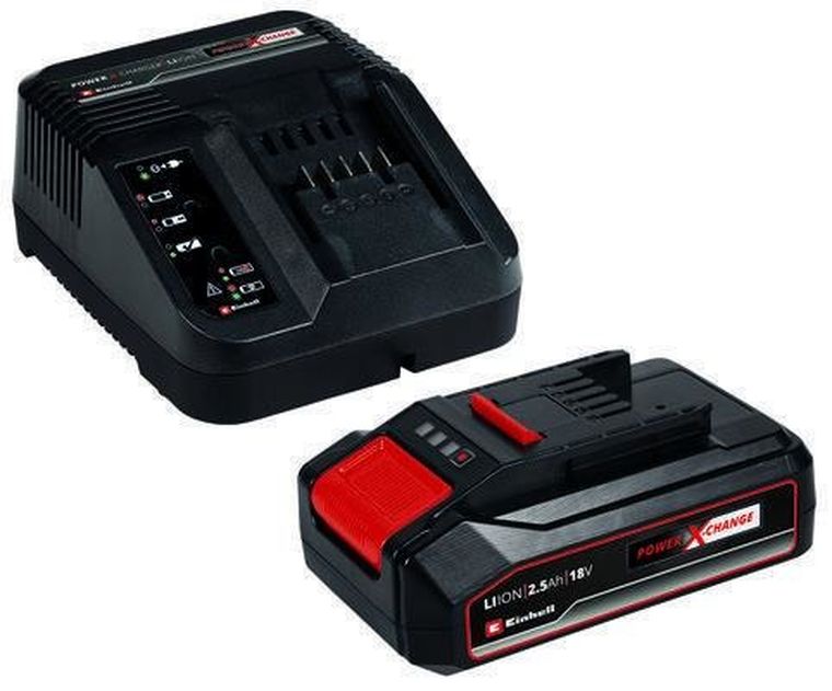 Einhell, ładowarka i akumulator do ładownia narzędzi, 18V PXC, 2,5Ah
