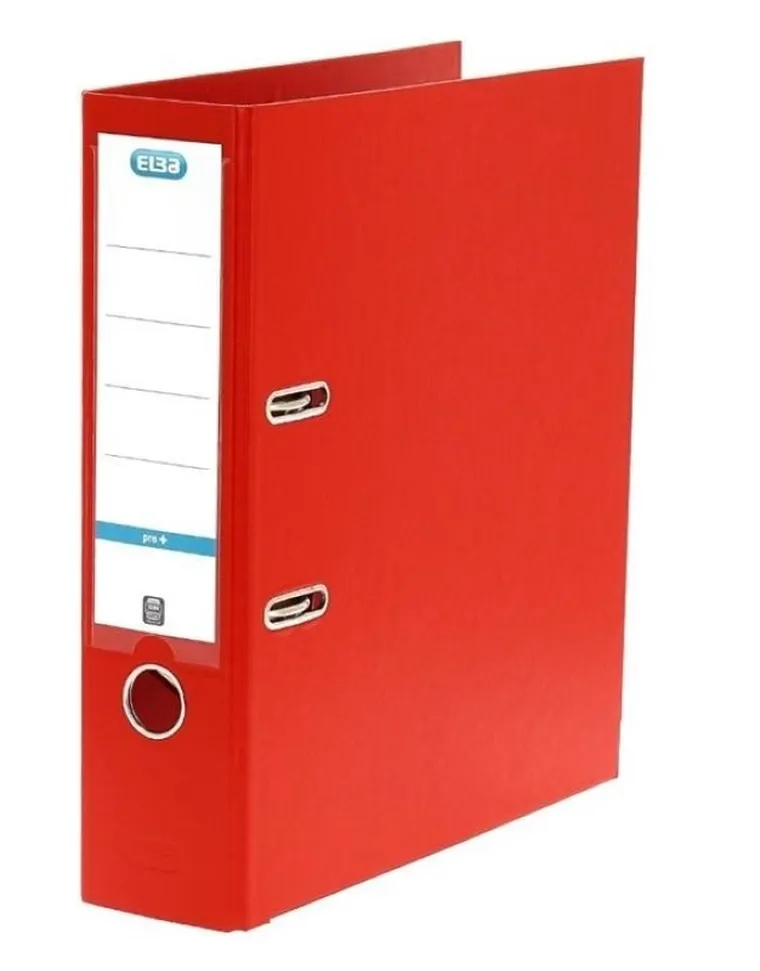 Elba, Pro+, segregator A4, 8 cm, czerwony