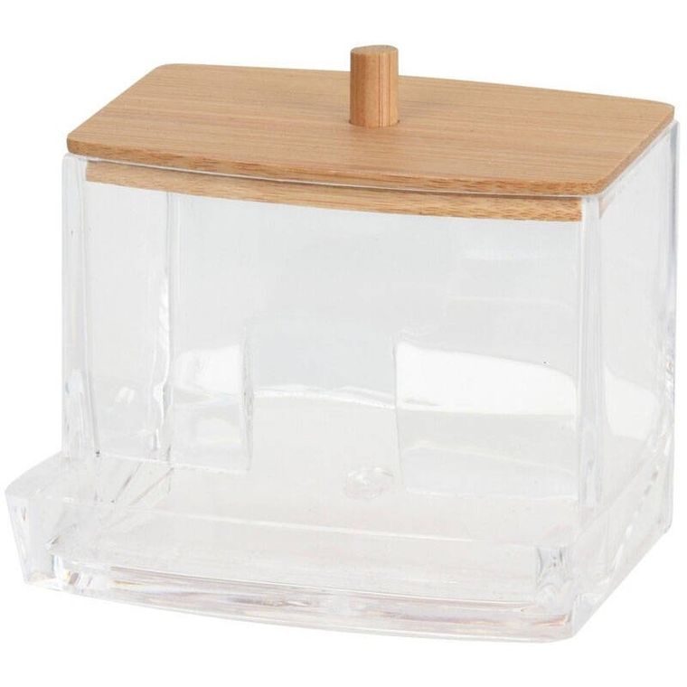 Eleganza, organizer na patyczki do uszu z babusową pokrywką