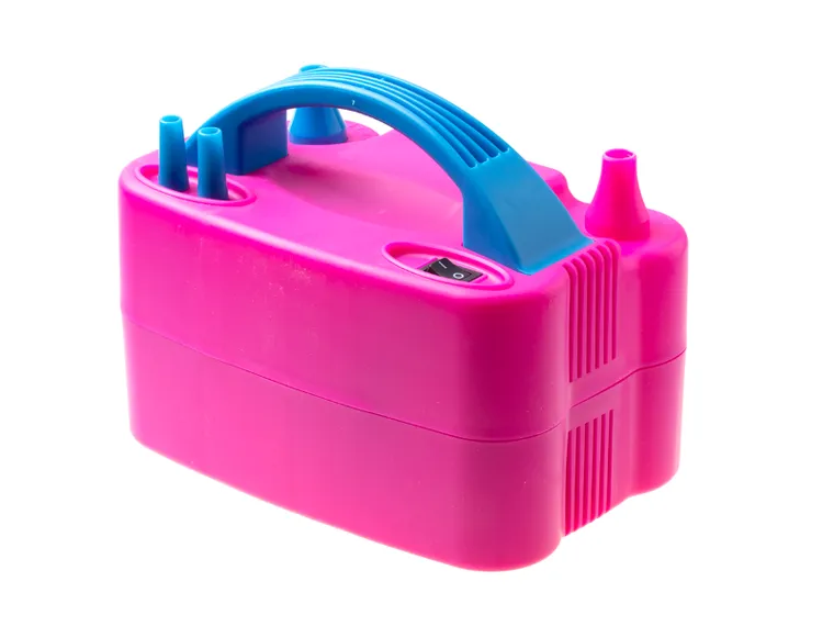 Elektryczna pompka do balonów, dwie dysze