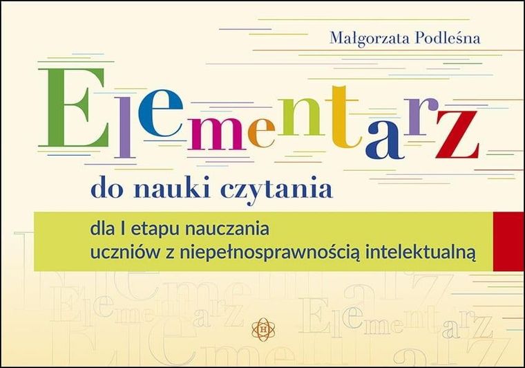 Elementarz do nauki czytania dla I etapu