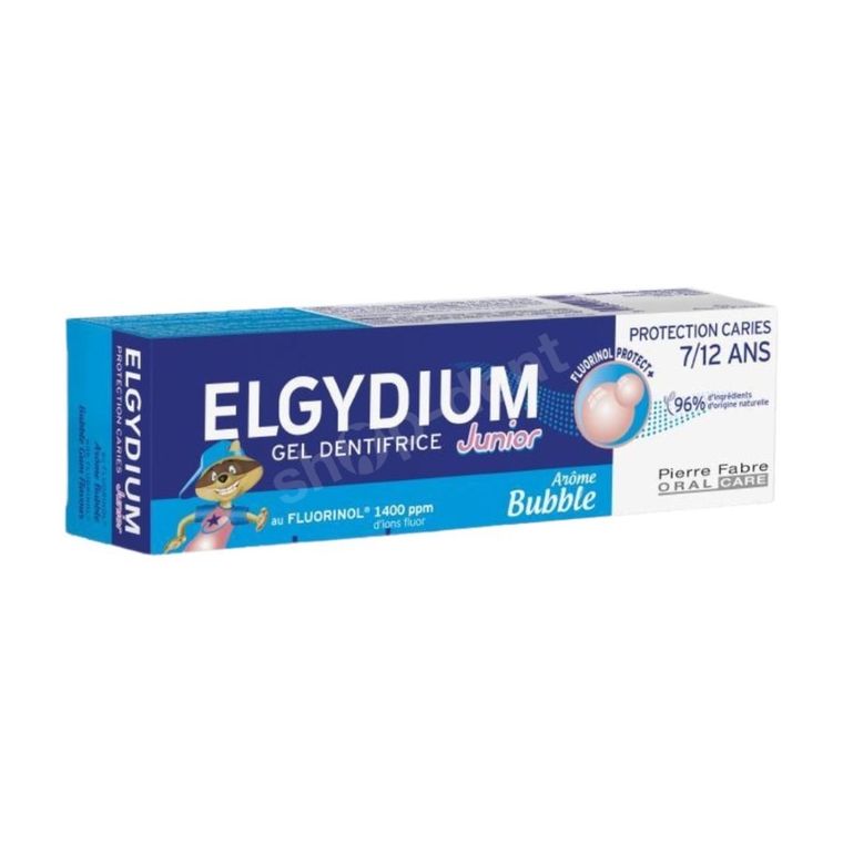 Elgydium, Junior Bubble, pasta do zębów dla dzieci, 7l+, 50 ml