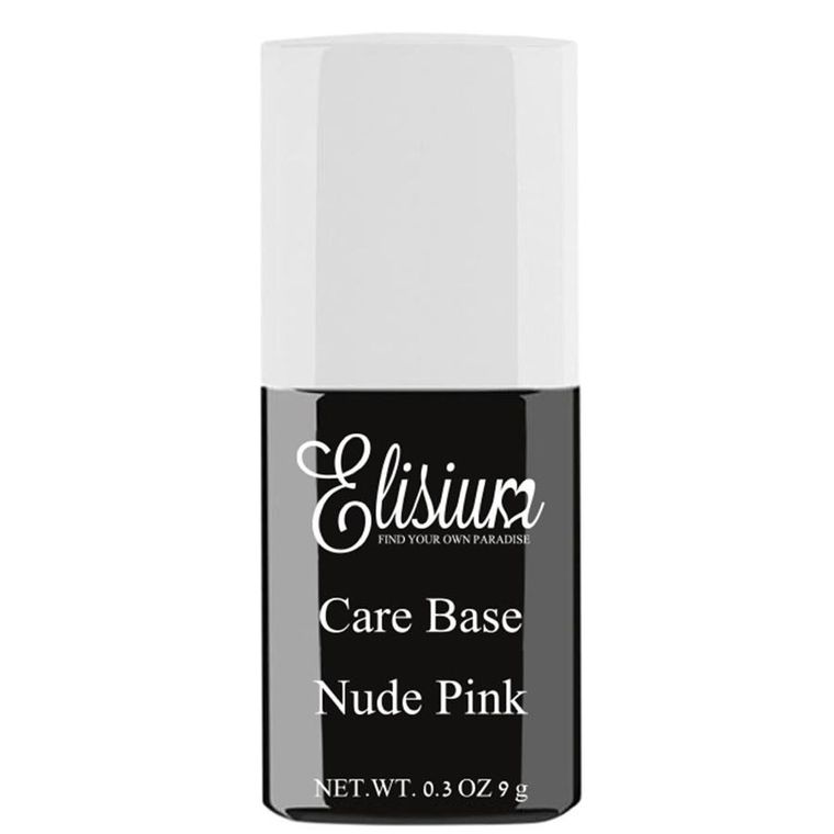 Elisium, Care Base baza do lakieru hybrydowego, Nude Pink, 9g