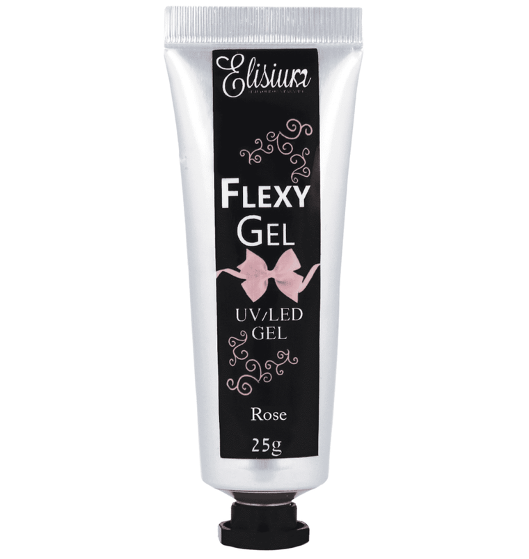 Elisium, Flexy Gel, żel do przedłużania paznokci, Rose, 25g