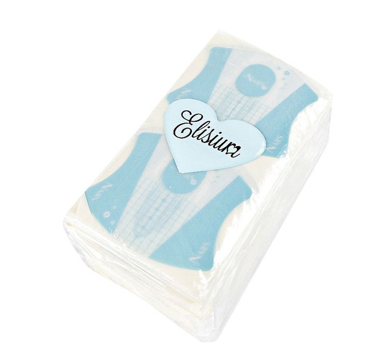 Elisium, formy do przedłużania paznokci, 250 szt.