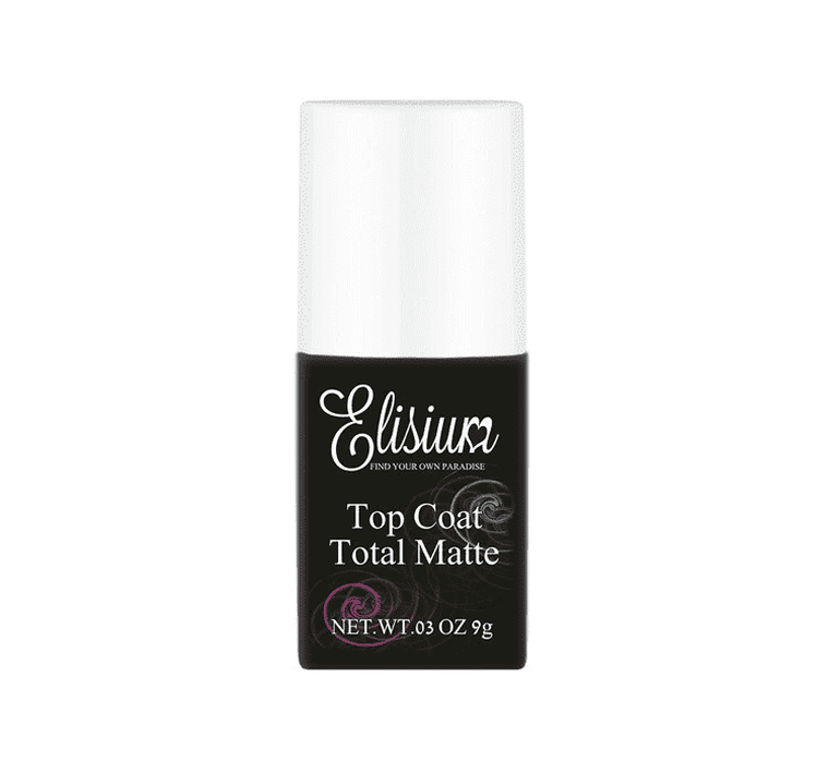 Elisium, Top Coat Total Matte, matowy top do lakierów hybrydowych, 9g