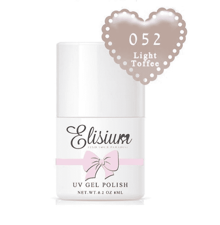 Elisium, UV Gel Polish, lakier hybrydowy, 052 Light Coffee, 8 ml