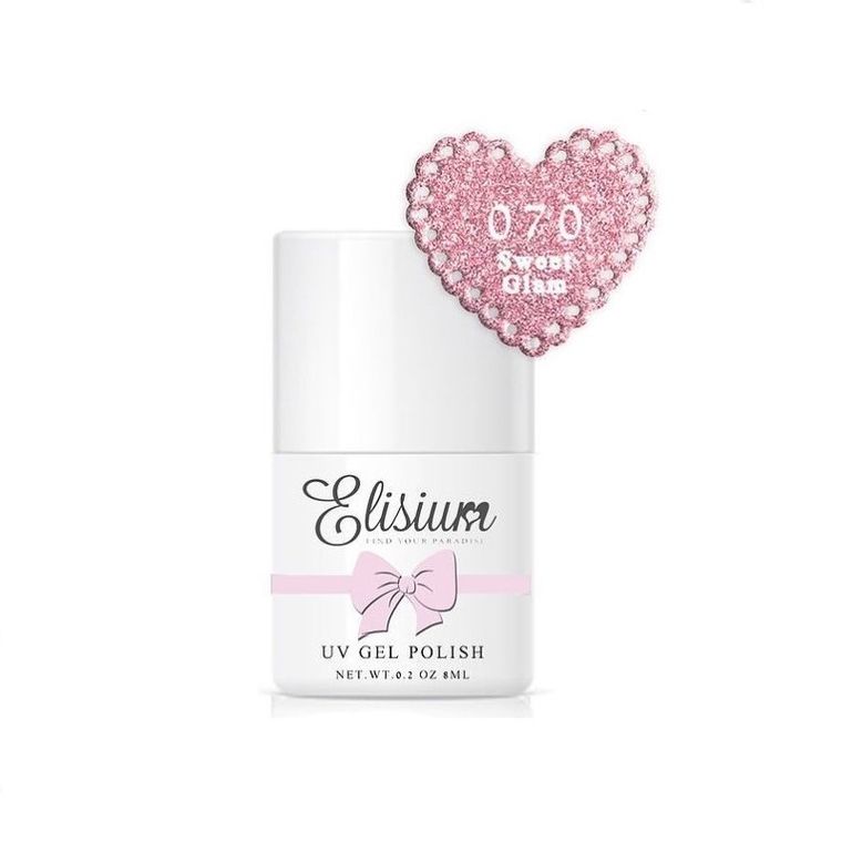 Elisium, UV Gel Polish, lakier hybrydowy do paznokci, 070 Sweet Glam, 8 ml