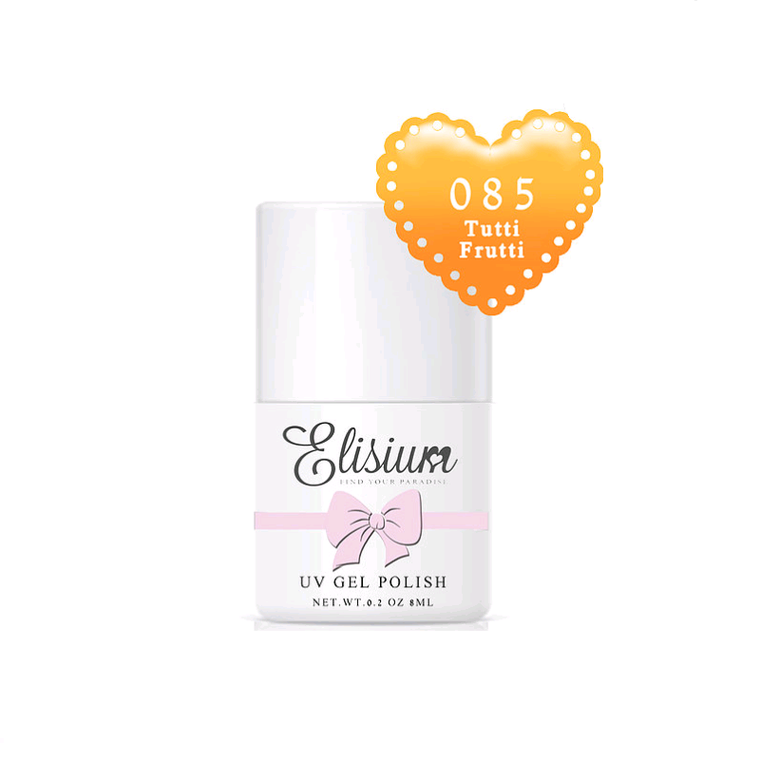Elisium, UV Gel Polish, lakier hybrydowy do paznokci, 085 Tutti Frutti, 8 ml