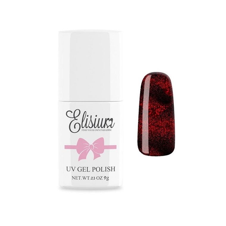 Elisium, UV Gel Polish, lakier hybrydowy do paznokci, 116 Redlicious, 9g