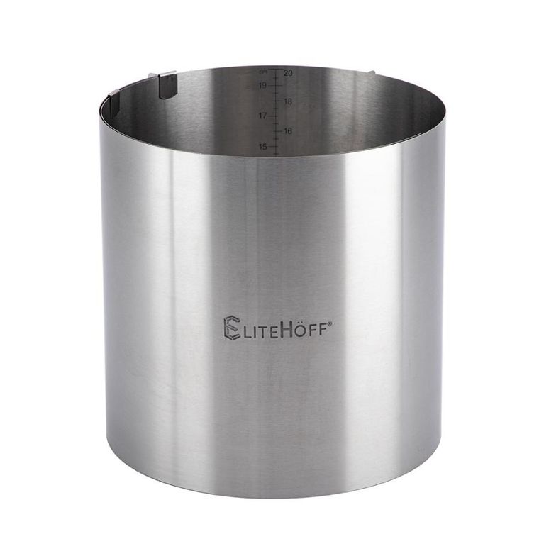 Elitehoff, regulowana tortownica, rant, obręcz do tortów