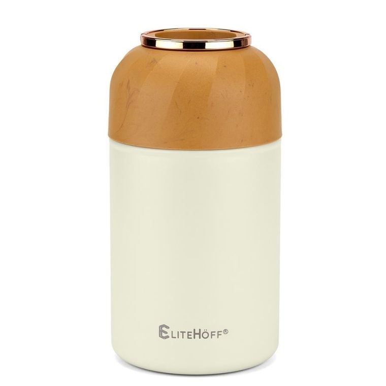 Elitehoff, termos obiadowy z miską i składaną łyżką, 1050 ml, e-8248