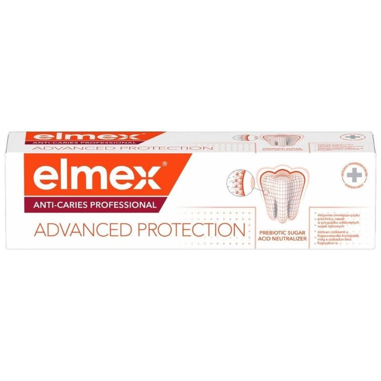 Elmex, Anti-Caries Professional, pasta do zębów ochronna, advanced protection, 75 ml