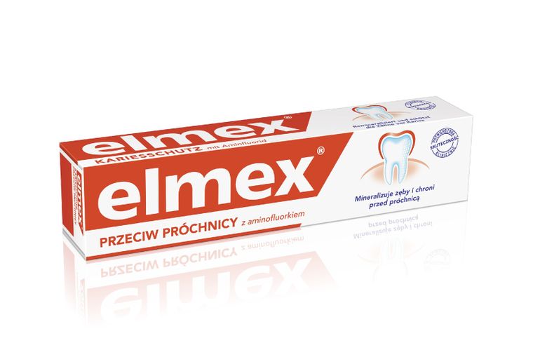 Elmex, pasta do zębów przeciw próchnicy, z aminofluorkiem, 75 ml