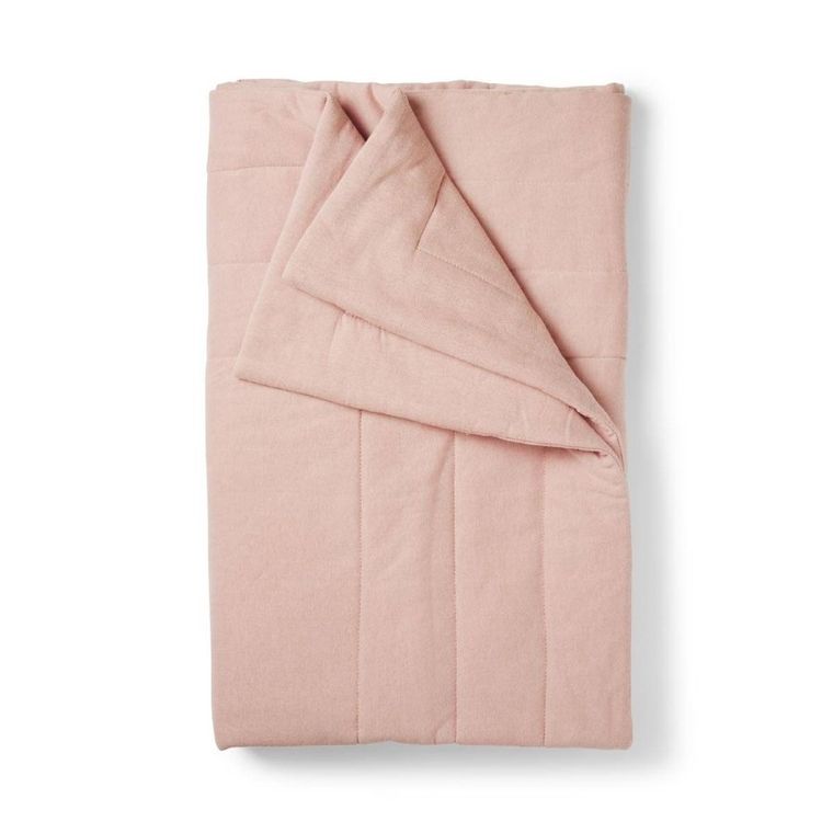 Elodie Details, Quilted Blanket, kocyk, Blushing Pink, 100-100 cm