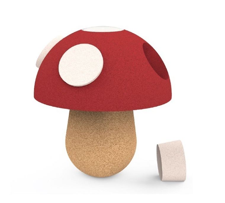 Elou, Grzybek, ekologiczne klocki korkowe, układanka