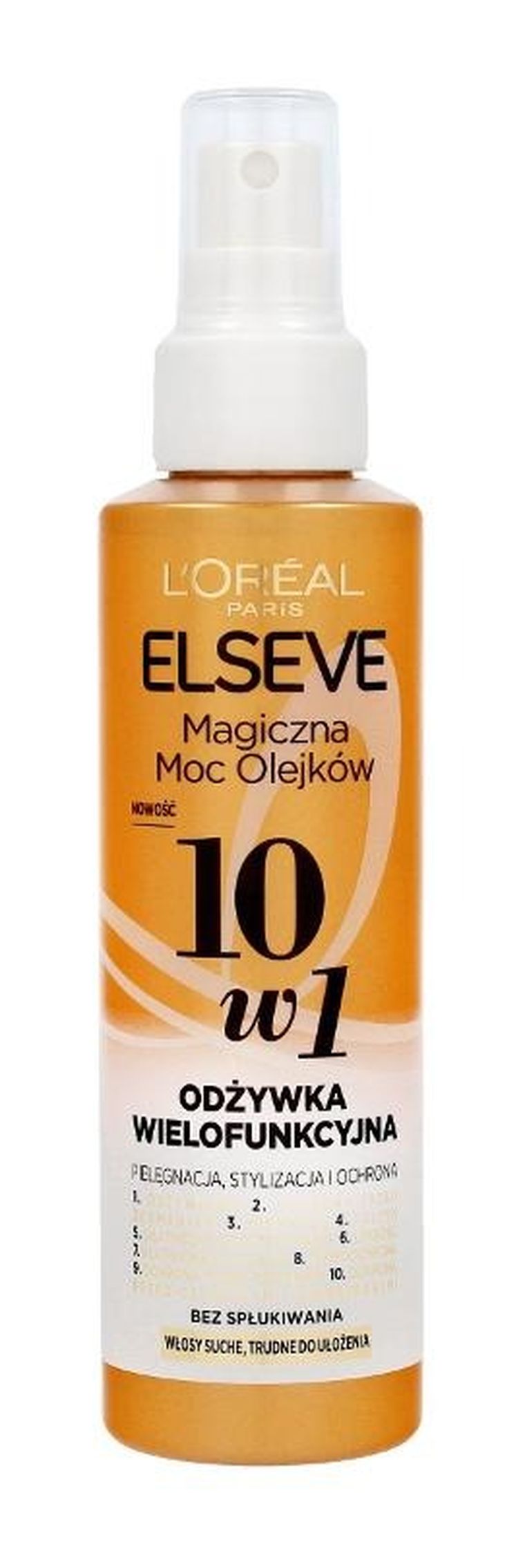 Elseve, magiczna moc, olejków, odżywka do włosów wielofunkcyjna, 10w1, 150 ml