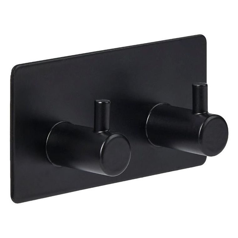 Emako, Stiky, haczyk samoprzylepny + 2 uchwyty, stal nierdzewna, 9-2,8-4,5 cm