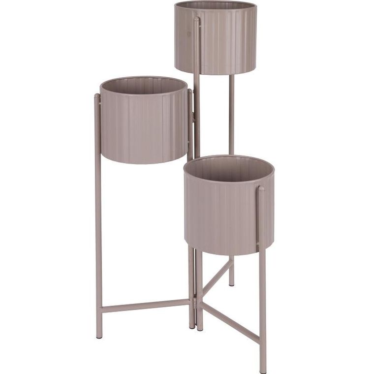 Emako, Viko, kwietnik loftowy na 3 doniczki, metalowy