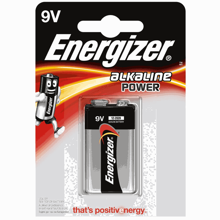 Energizer, bateria alkaiczna, 6LR61, 9V