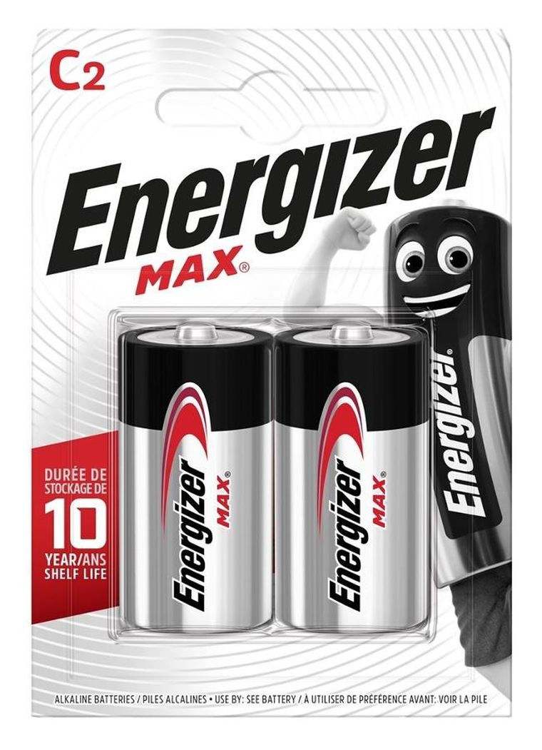 Energizer, bateria Max C LR14, 2 szt.